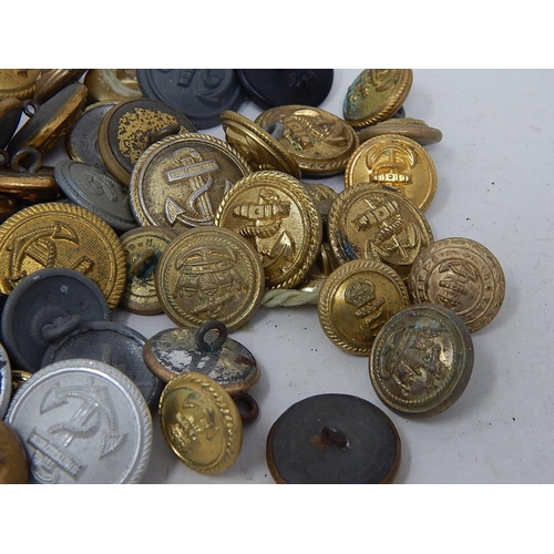 524 - Military Buttons: Royal Navy (Lot)