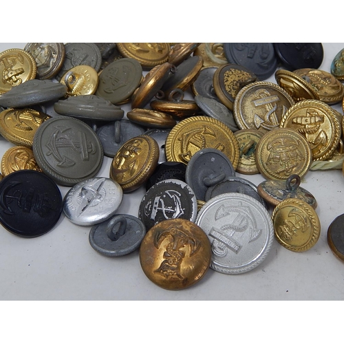 524 - Military Buttons: Royal Navy (Lot)