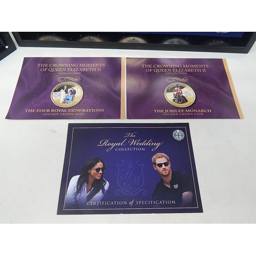 54 - The Royal Wedding Coin Ciollection (almost complete) in display case
