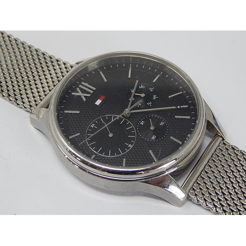 21 - Gentleman's Hilfiger Wristwatch: Working When Catalogued.