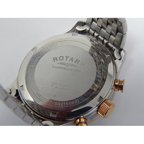 22 - Gentleman's Rotary Wristwatch with Date Aperture: Working When Catalogued.