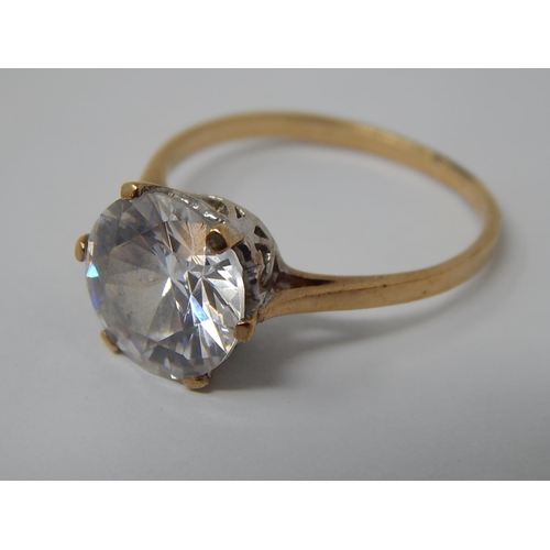 58 - 9ct Yellow Gold Ring: Size N