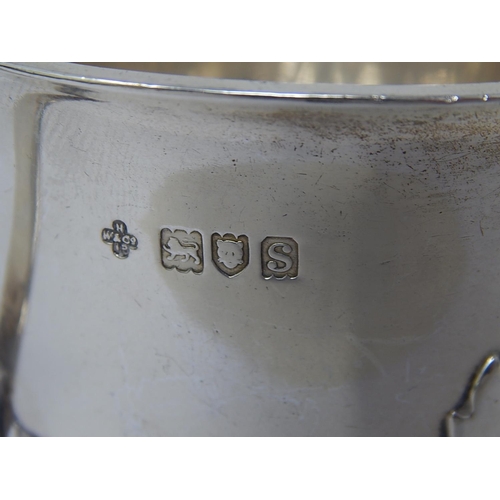 65 - Silver Cup with Cut Card Decoration: Hallmarked London 1913 by Horace Woodward & Co: Weight 146g