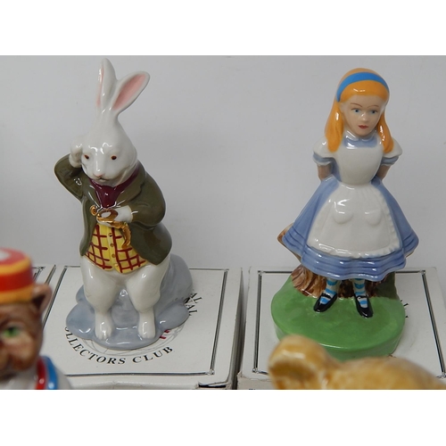 613 - Wade: Figures in Original Boxes Including Fireman Catkins, Millennium Catkins, White Rabbit etc (8) ... 