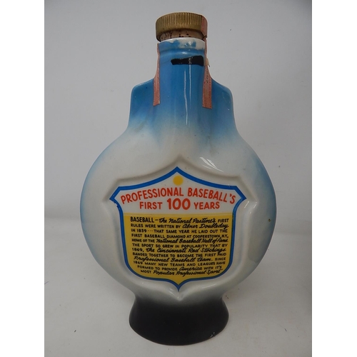 631 - Abbots Choice Scotch Whisky Decanter formed as an Abbot together with an American 1969 Beam Bourbon ... 