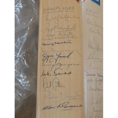 518 - CRICKET INTEREST: Rare Opportunity to purchase this Vintage Gray-Nicholls Cricket Bat Hand Signed by... 