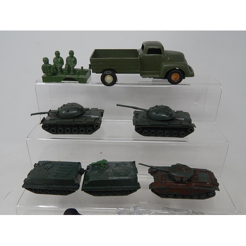 702 - 1970's Action Figure (A/F) together with a Large Quantity of Plastic Soldiers, Vehicles etc.