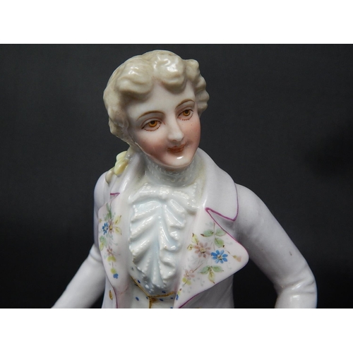 732 - Early C19th Figure of a Gentleman: Height 23cm