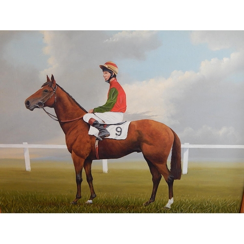 739 - MARTYN BAILEY: Oil on Board of 1981 Grand National Winner 