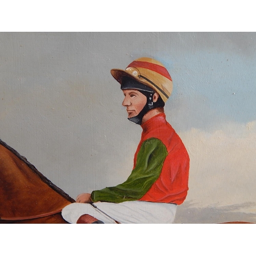 739 - MARTYN BAILEY: Oil on Board of 1981 Grand National Winner 