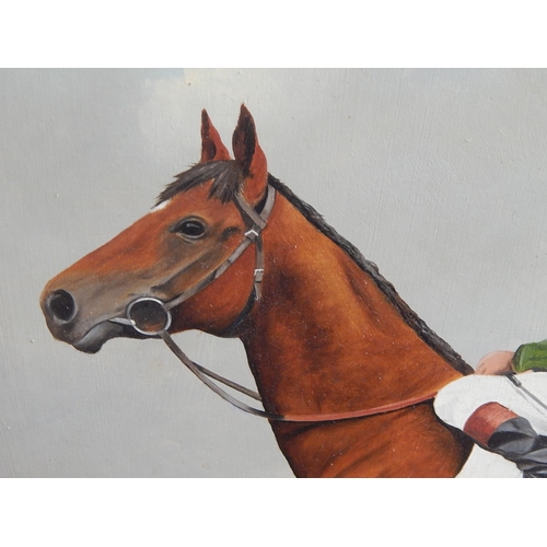 739 - MARTYN BAILEY: Oil on Board of 1981 Grand National Winner 