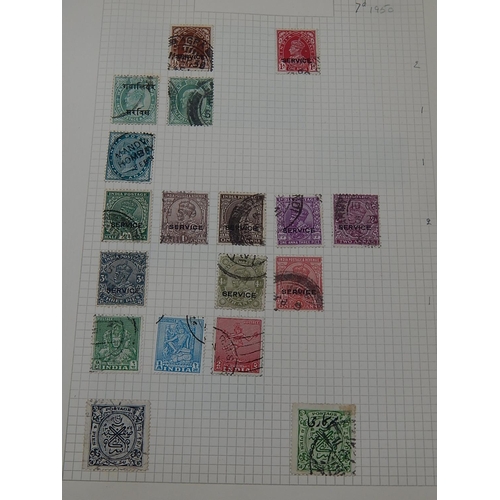 907 - Stamp Collection on Sheets: QV & Later.