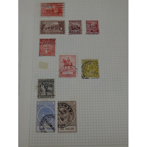 907 - Stamp Collection on Sheets: QV & Later.