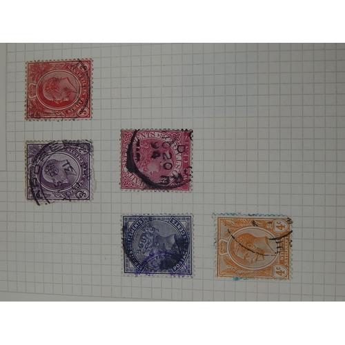 907 - Stamp Collection on Sheets: QV & Later.