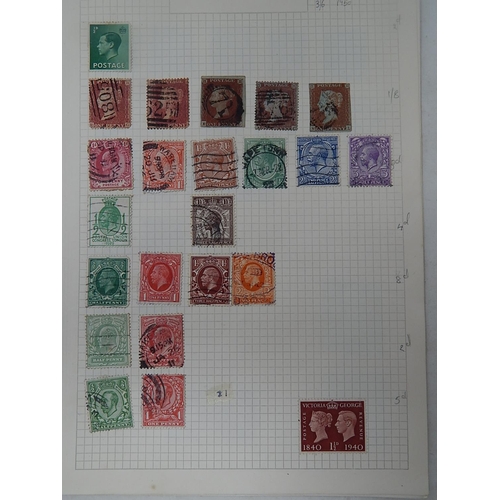 907 - Stamp Collection on Sheets: QV & Later.