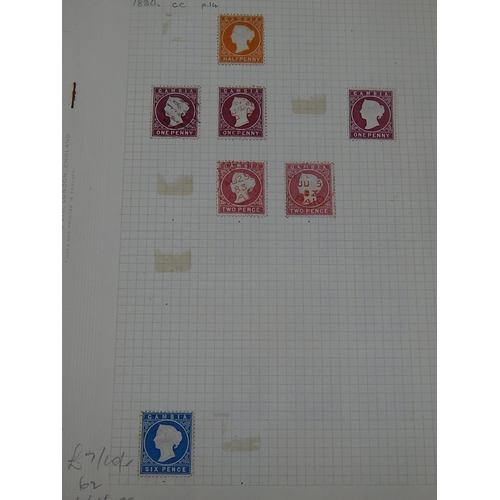 907 - Stamp Collection on Sheets: QV & Later.