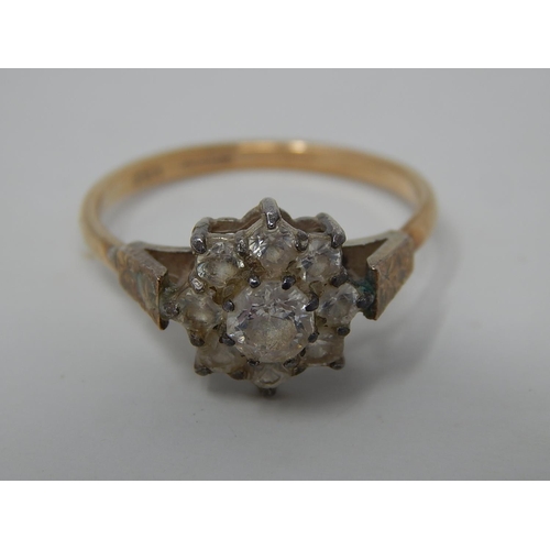 150 - 2 x 9ct gold gemstone rings: 8512