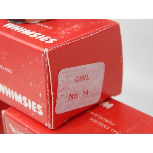 638 - Wade Whimsies: Owl No 14 in Original Boxes (22)