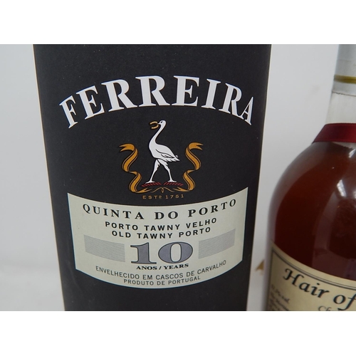 750 - Ferreira 10yr Old Port 75cl + Ron Bacardi Superior 151 Proof 1.13 Litre + Drambuie 70cl + Hair of Th... 