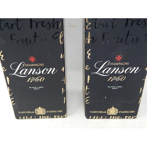 752 - Champagne: Lanson Black Label Brut 75cl: Boxed. (2)