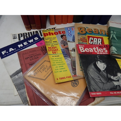 563 - Interesting Quantity of Books & 1960's Magazines etc Including The Beatles, Private Eye etc (lot)