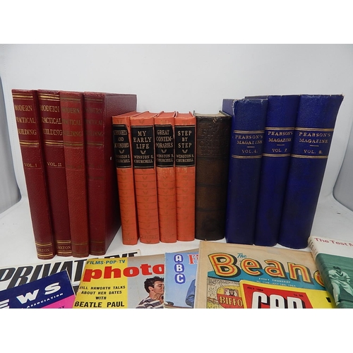 563 - Interesting Quantity of Books & 1960's Magazines etc Including The Beatles, Private Eye etc (lot)