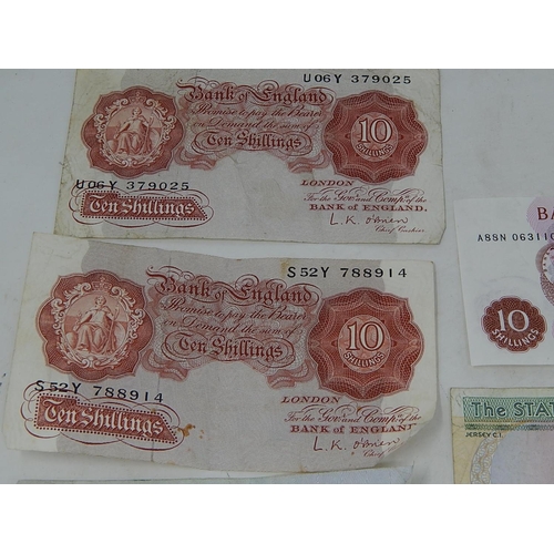 909 - Straits Settlements King Edward VII One Dollar banknote, rare; selection of GB Banknotes to include ... 