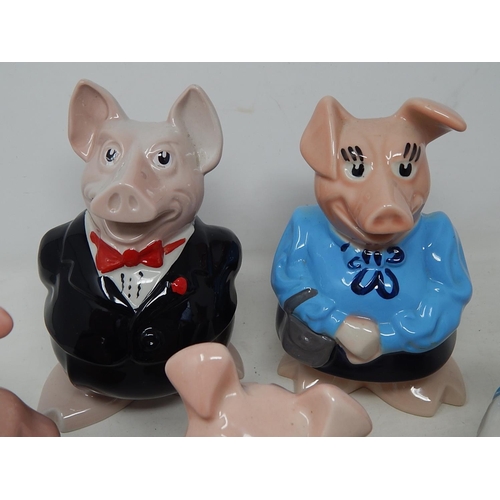 642 - Wade Nat West Pig Money Boxes: All with original Stoppers.