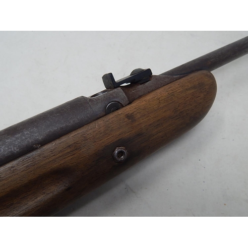 569 - Air Rifle with Wooden Stock: Measures 112cm