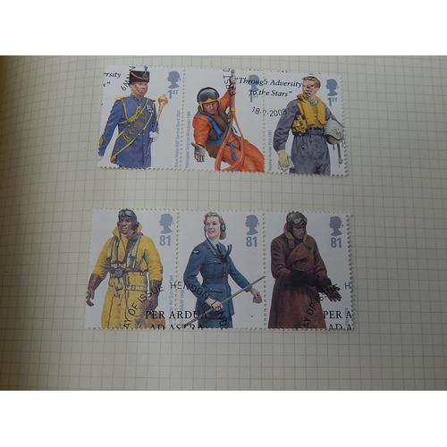 921 - Large Quantity of GB Stamps Contained in Four Albums