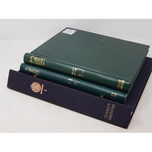 924 - Three Stanley Gibbons Stamp Albums Containing a Large Quantity of GB, Alderney, Guernsey, Jersey, Is... 