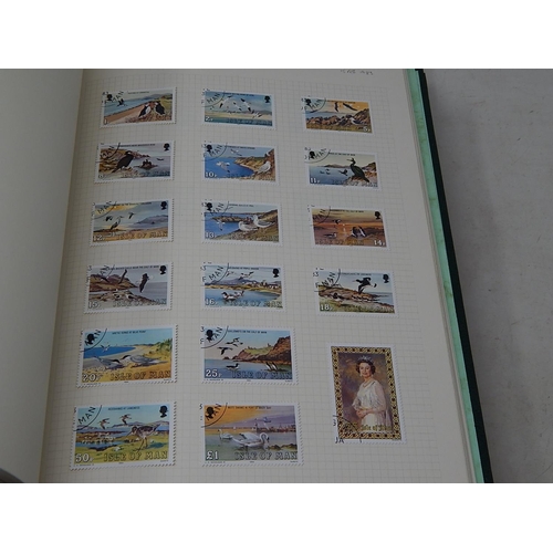 924 - Three Stanley Gibbons Stamp Albums Containing a Large Quantity of GB, Alderney, Guernsey, Jersey, Is... 