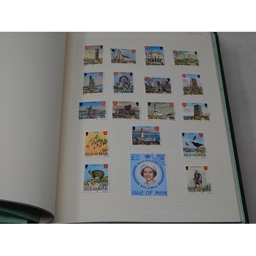 924 - Three Stanley Gibbons Stamp Albums Containing a Large Quantity of GB, Alderney, Guernsey, Jersey, Is... 