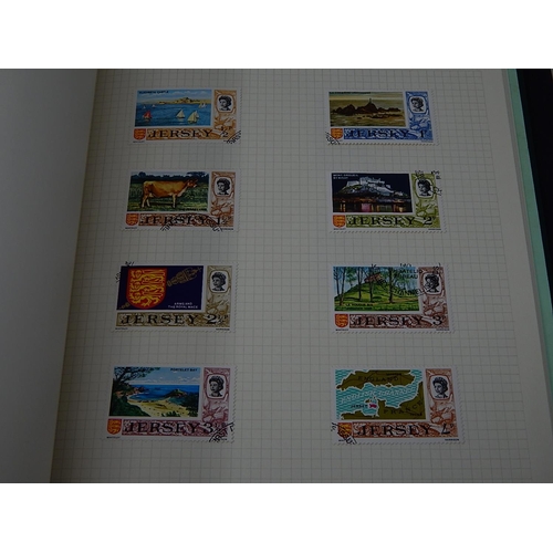 924 - Three Stanley Gibbons Stamp Albums Containing a Large Quantity of GB, Alderney, Guernsey, Jersey, Is... 