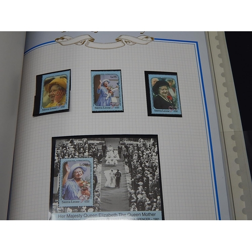 926 - Two Albums Containing a Quantity of Queen Mother FDC's, Stamps & Coin Covers together with two album... 