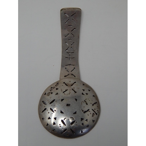 192 - Arts & Crafts Cast Silver Spoon with Celtic Design: Hallmarked London 1933 by AMY SANDHEIM: Length 1... 