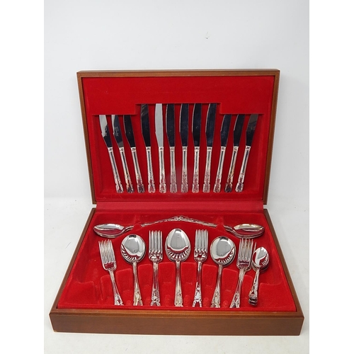 202 - Silver Plated Canteen of Cutlery for 6 Place Settings (Complete)