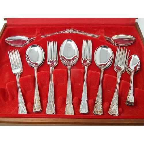 202 - Silver Plated Canteen of Cutlery for 6 Place Settings (Complete)