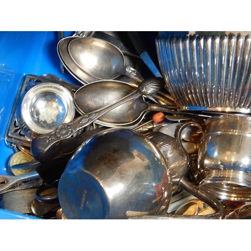 204 - Large Quantity of White Metal & Silver Plated Wares to Include Flatware, Teapot, Jugs etc (lot)