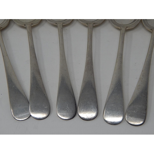 206 - Set of 6 Silver Dessert Spoons Hallmarked Sheffield, Various Dates by Mappin & Webb: Length 18.5cm: ... 