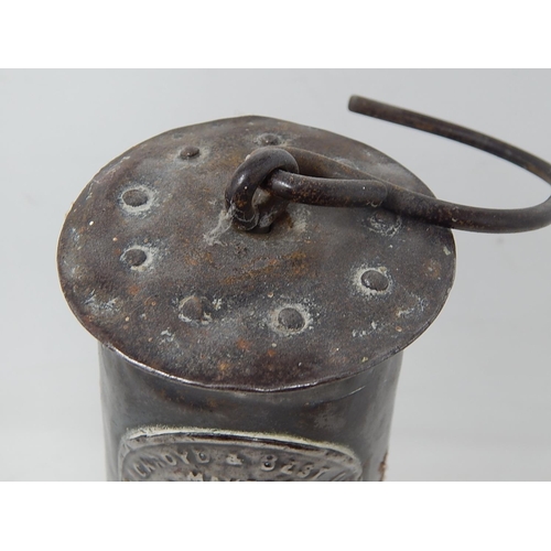 699 - Antique Miners Lamp: 