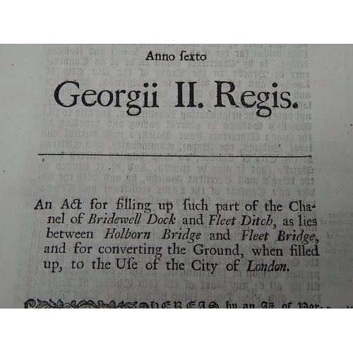 600 - An Interesting & Rare Collection of George II & George III Acts of Parliament: Dated 1721 onwards. (... 