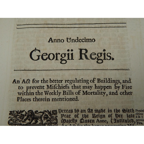 600 - An Interesting & Rare Collection of George II & George III Acts of Parliament: Dated 1721 onwards. (... 