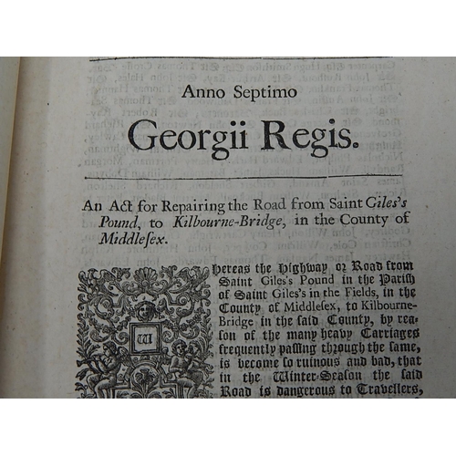 600 - An Interesting & Rare Collection of George II & George III Acts of Parliament: Dated 1721 onwards. (... 