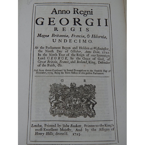 600 - An Interesting & Rare Collection of George II & George III Acts of Parliament: Dated 1721 onwards. (... 