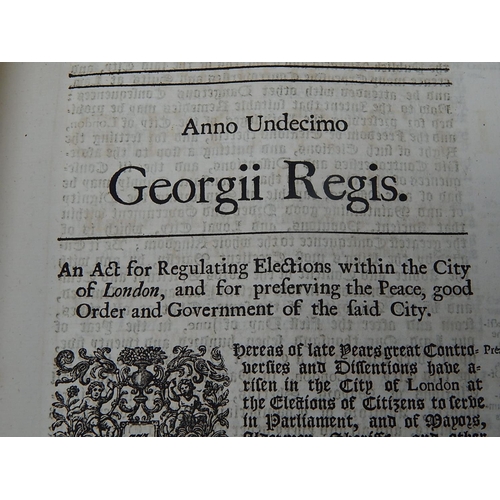 600 - An Interesting & Rare Collection of George II & George III Acts of Parliament: Dated 1721 onwards. (... 