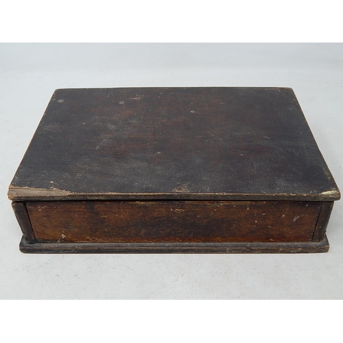 983 - Old Collection of GB & World Coinage: All Identified in Brown Envelopes within wooden case.