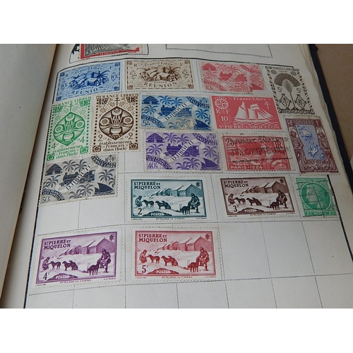 988 - Stamp Album Containing GB & World Stamps together with a large quantity of world stamps, all identif... 