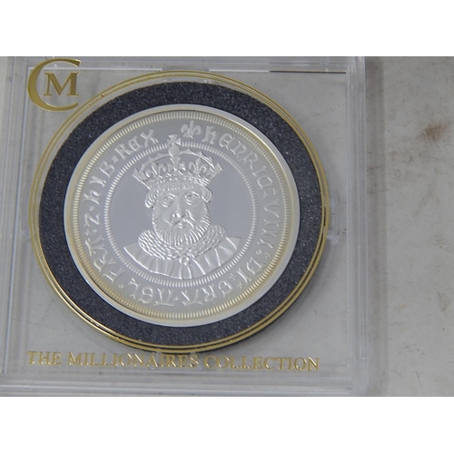 989 - Silver Commemorative Coins from the Millionaires Collection, $10 Silver Nelson Crown, Queen Victoria... 