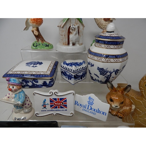 654 - Quantity of Wade, Royal Doulton, Booths etc (lot)